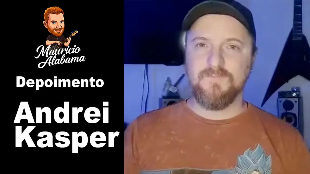 Depoimento de Andrei Kasper sobre o Dominando a Guitarra Técnica